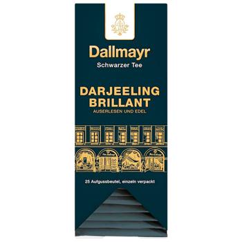 Чай черный Dallmayr Darjeeling Brilliant в пакетиках 2г х 25шт - купить, цены на METRO - фото 1