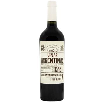 Vinas Argentinas Cabernet Sauvignon Red Dry Wine 13% 0.75l - buy, prices for - photo 1