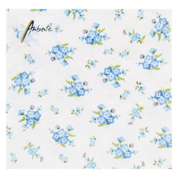 Ambiente Forget Me Not FSC Mix Napkins 33x33cm - buy, prices for WINETIME - photo 1