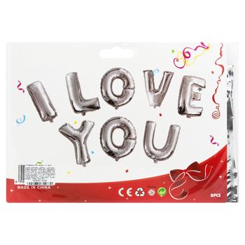 Шарик воздушный Angel Gifts I Love You 0168 - купить, цены на ULTRAMARKET - фото 3