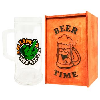 Келих Beer Time Ось вам, а не Харків 500мл - купити, ціни на Восторг - фото 1