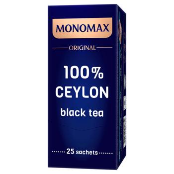 Чай чорний Monomax 100% Цейлон 2г*25шт