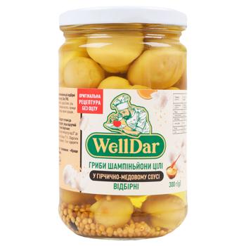 WellDar Whole Selected Mushrooms in Mustard and Honey Sauce 300g - buy, prices for - photo 2