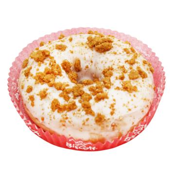 Донат с кремово-карамельной начинкой 70г - купить, цены на NOVUS - фото 1