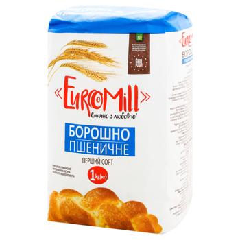 Борошно EuroMill пшеничне перший сорт 1кг - купити, ціни на - фото 2