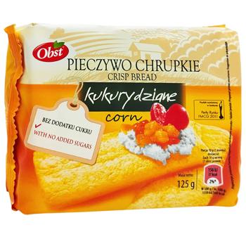 Хлібці Obst кукурудзяні 125г - купити, ціни на КОСМОС - фото 3