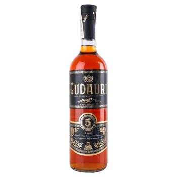 Коньяк Gudauri 5 років 40% 0,7л - купити, ціни на AlcoHub - фото 1