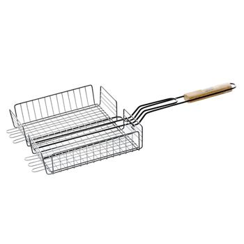 Camping Grill Grate with High Side and Non-stick Coating