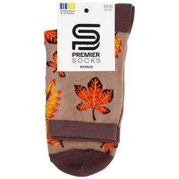 Premier Socks Autumn Women's Classic Socks s.23-25 Beige