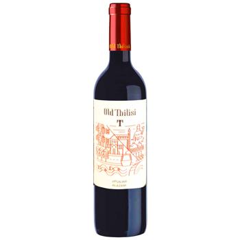 Old Tbilisi Alazani Red Semi-sweet Wine 12% 0.75l - buy, prices for MasterZoo - photo 1