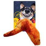 Іграшка для собак DGT-Pets Куряче крило з пищалкою 9х9х20см