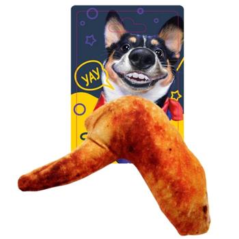 Игрушка для собак DGT-Pets Куриное крыло с пищалкой 9х9х20см - купить, цены на NOVUS - фото 1