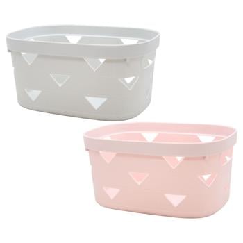 Zed Storage Basket with Handles Crystal Series 24.5х16.8х11.8cm - buy, prices for EKO Market - photo 1