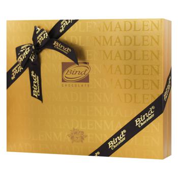 Bind Madlen Gold Black and Milk Chocolate 200g - buy, prices for MegaMarket - photo 1