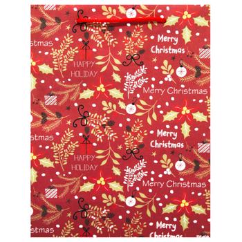 Пакет подарочный Листочки 180х80х230мм в ассортименте - купить, цены на - фото 4