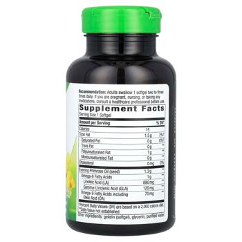 Evening primrose oil Nature's way 60pcs Usa - buy, prices for Biotus - photo 2