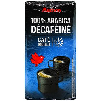 Auchan Arabica Ground Coffee without Caffeine 250g - buy, prices for Auchan - photo 3