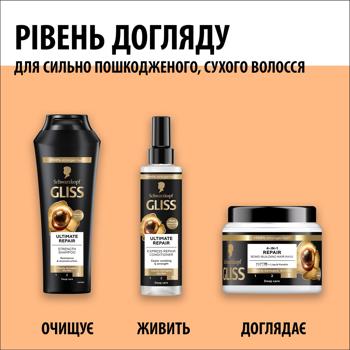 Маска для волос Gliss Repair 4в1 400мл - купить, цены на - фото 4