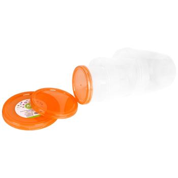 Контейнер харчовий Ал-Пластик Twist Box 3в1 - купити, ціни на Таврія В - фото 3