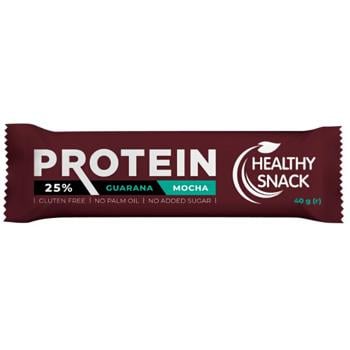 Батончик протеиновый Healthy Snack с экстрактом гуараны мокко глазированный 40г