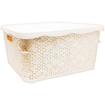Bursev Beige Storage Container 10l - buy, prices for - photo 2