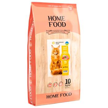 Сухий корм для котів Home Food Adult Large Breed 10 кг - індичка та креветки - купити, ціни на MasterZoo - фото 1