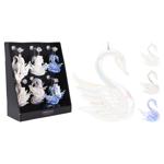 Koopman Swan Hanging Decoration 10cm in Assortment