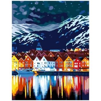 КАРТИНА ЗА НОМЕРАМИ A FANCY TOWN - купити, ціни на Auchan - фото 3