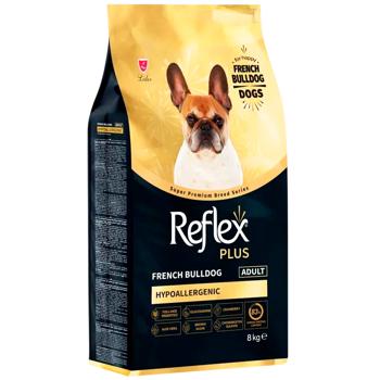 Корм сухий Reflex Plus French Bulldog Adult з куркою для собак породи англійський бульдог 8кг