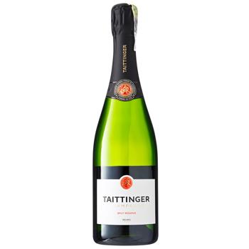 Taittinger Brut Reserve White Dry Champagne 12.5% 0.75l - buy, prices for Vostorg - photo 1