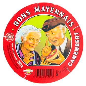 Сир Bons Mayennais Камамбер 48% 250г - купити, ціни на - фото 2