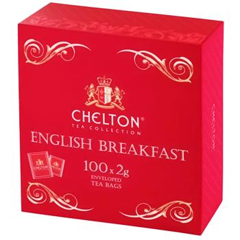 Чай чорний Chelton English Breakfast 100*2г - купить, цены на Auchan - фото 1