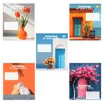 Тетрадь Yes Charm of Colors линия А5 96 листов