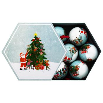 Xmas Plastic Christmas Tree Balls 7.5cm 7pcs - buy, prices for METRO - photo 6