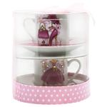 Coffee Set with Saucers 2pcs 80ml