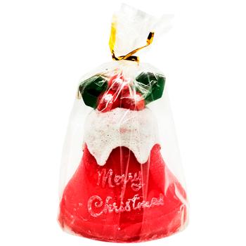 Свеча Пако-Иф Merry Christmas Колокольчик - купить, цены на Восторг - фото 1