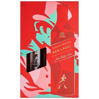 Віскі Johnnie Walker Red Label подарунковий набір 40% 0,7л - купити, ціни на NOVUS - фото 5