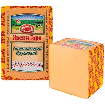 Сыр Звени Гора Голландский брусковый твердый 45% - купить, цены на ЕКО Маркет - фото 1
