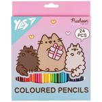 Олівці кольорові Yes Pusheen Stormy and Pip 24 кольори