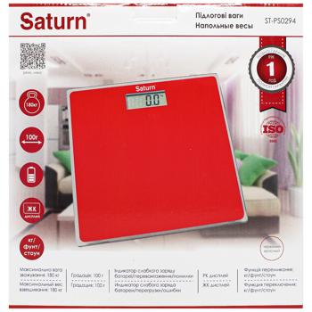 Saturn Floor Scales ST-PS0294 - buy, prices for Auchan - photo 1