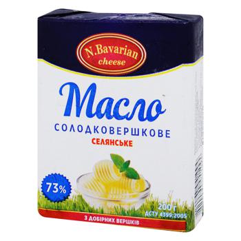 Масло N.Bavarian Cheese Крестьянское 73% 200г