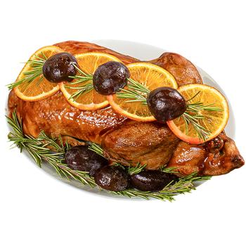 Качка зі сливами