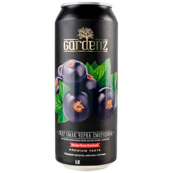 Сидр GardenZ Черная смородина 5,4% 0,5л