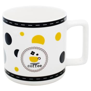 Zed Polka Dot Cup with Inscription 9х9.5cm - buy, prices for EKO Market - photo 1