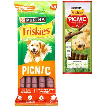 Ласощі для собак Friskies Picnic з яловичиною 42г - купити, ціни на КОСМОС - фото 1