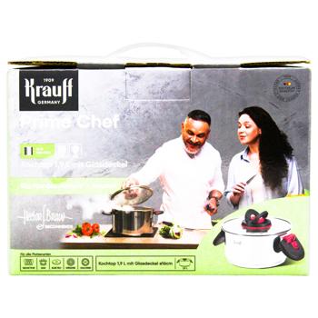 Кастрюля Krauff Prime Chef с крышкой 16см 1,9л - купить, цены на METRO - фото 4