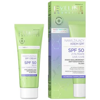 Крем для обличчя Eveline Cosmetics Face Therapy Professional Захист та зволоження SPF50 30мл