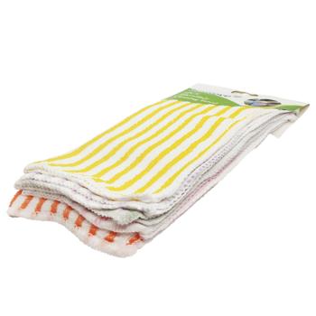 Набір ганчірок Kornel з мікрофібри 5 шт. 25х25см KL-111-5 - купить, цены на КОСМОС - фото 2