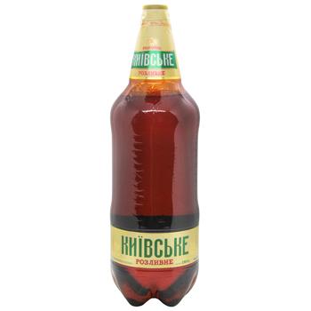 Obolon Kyivske Draught Beer 3.8% 1.95l - buy, prices for COSMOS - photo 1