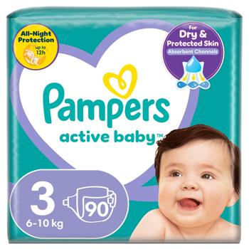 Подгузники Pampers Active Baby 3 6-10кг 90шт - купить, цены на За Раз - фото 2